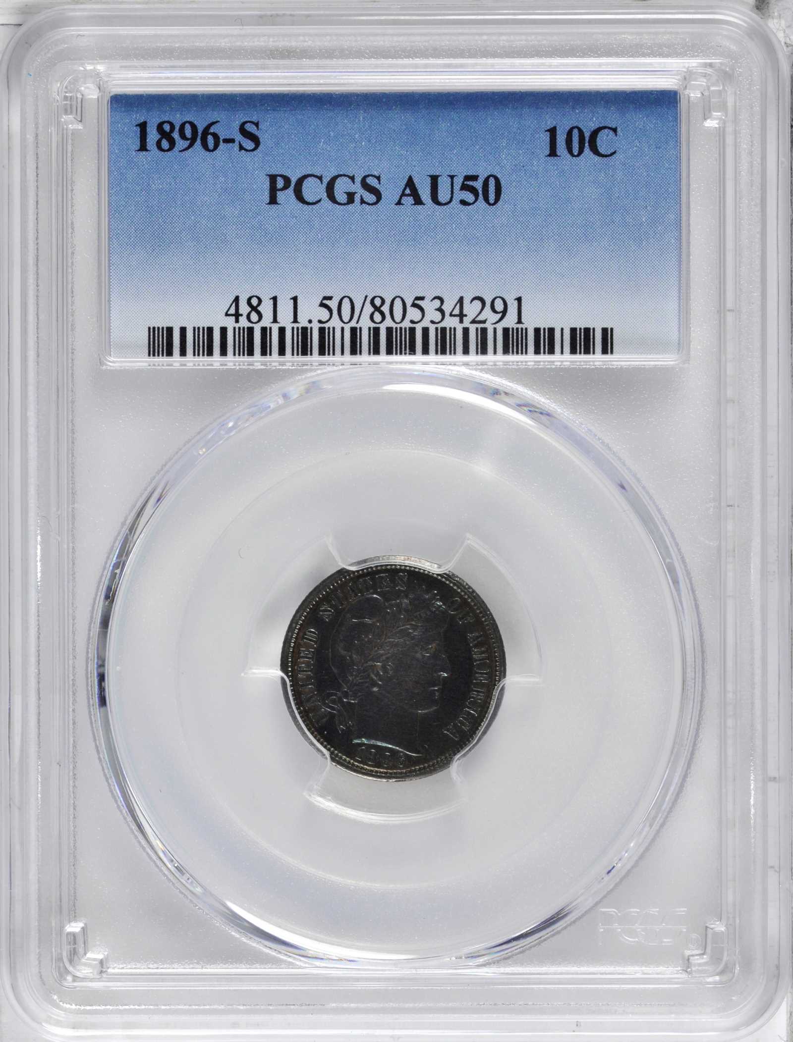 1896-S 10c MS60 thumbnail 25
