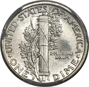 image for: 1917-S 10C MS67 PCGS....