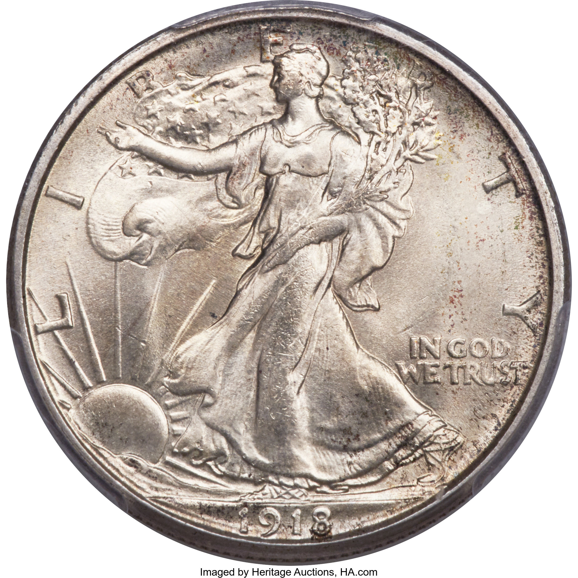 1918 S Walking Liberty Half Dollar Coin Pricing Guide | The Greysheet