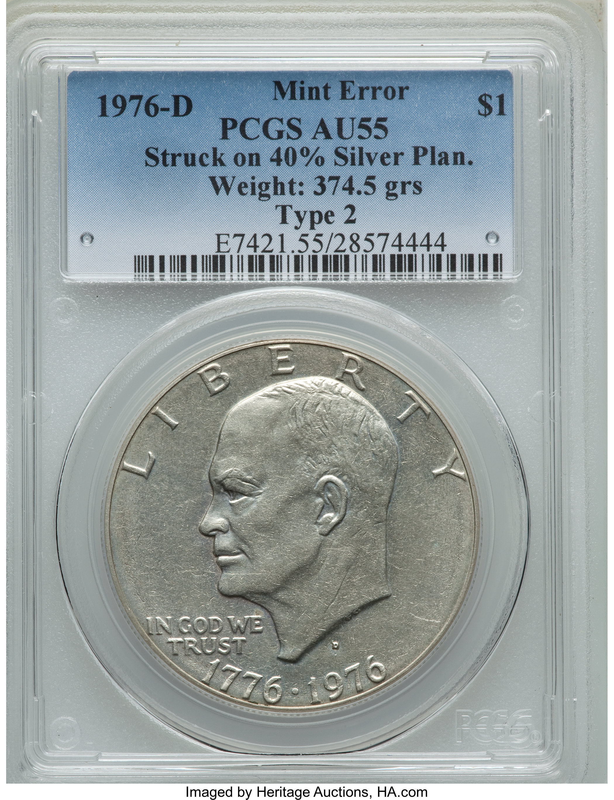 1976-D $1  Type 2 VF20 thumbnail 10