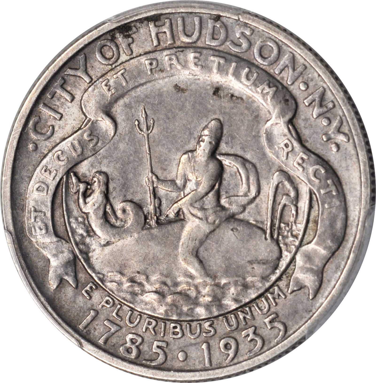 1935 Hudson, New York Sesquicentennial. EF-45 (PCGS).