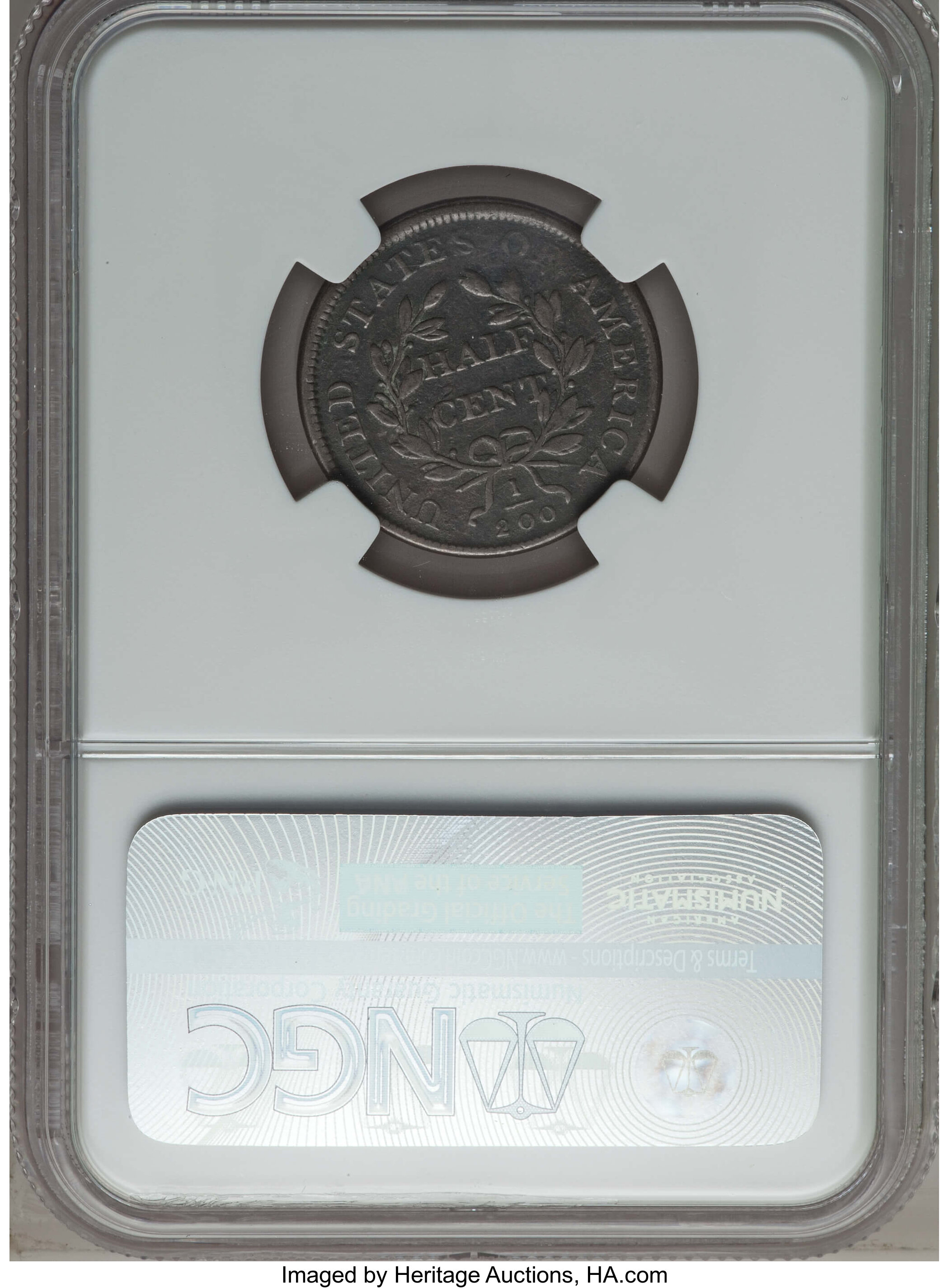 1808/7 1/2c C-2 MS BN VG10 BN CAC thumbnail 3