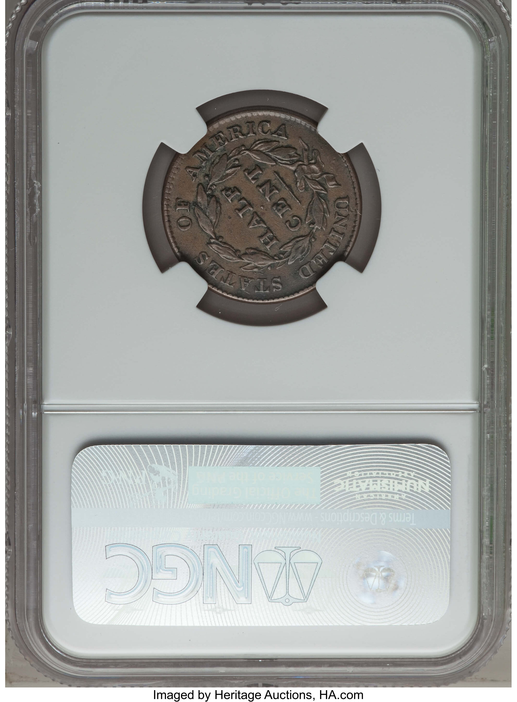 1825 1/2c C-1 MS BN VG10 BN thumbnail 16