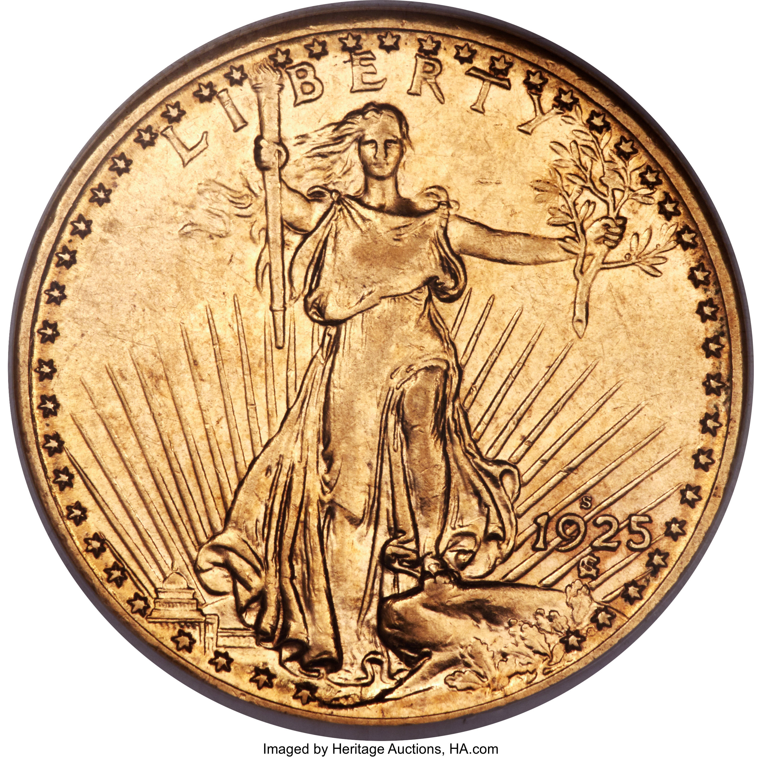 1925-S $20 AU53 NGC. ...