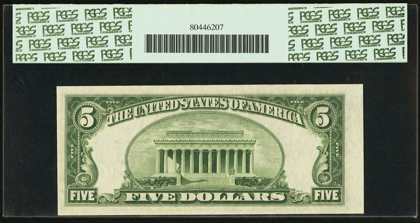 image for: Fr. 1964-G* $5 1950C Federal Reserve Star Note. PCGS New 62PPQ....