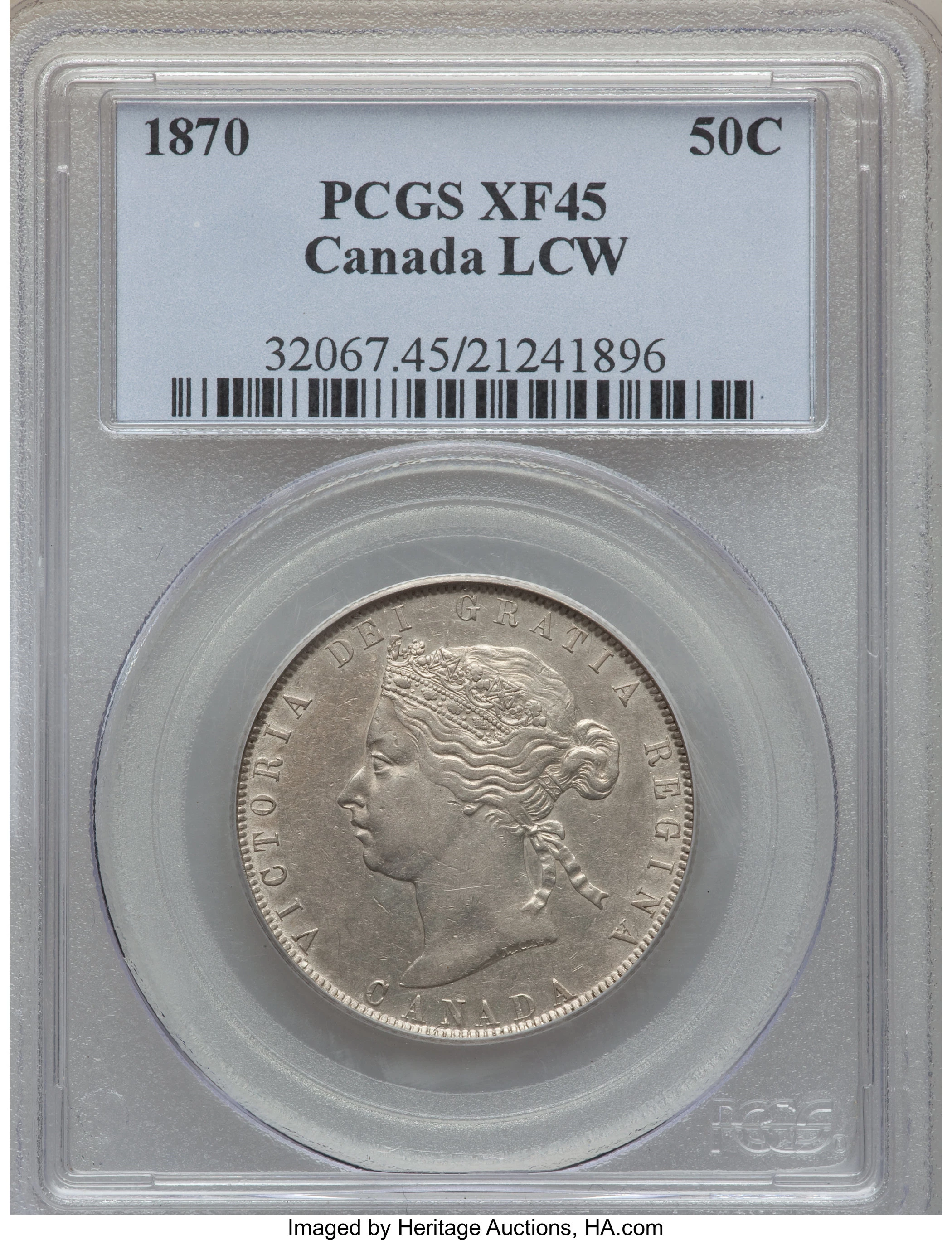 Canada 1870 Fifty Cent Coin Values & Prices | Greysheet