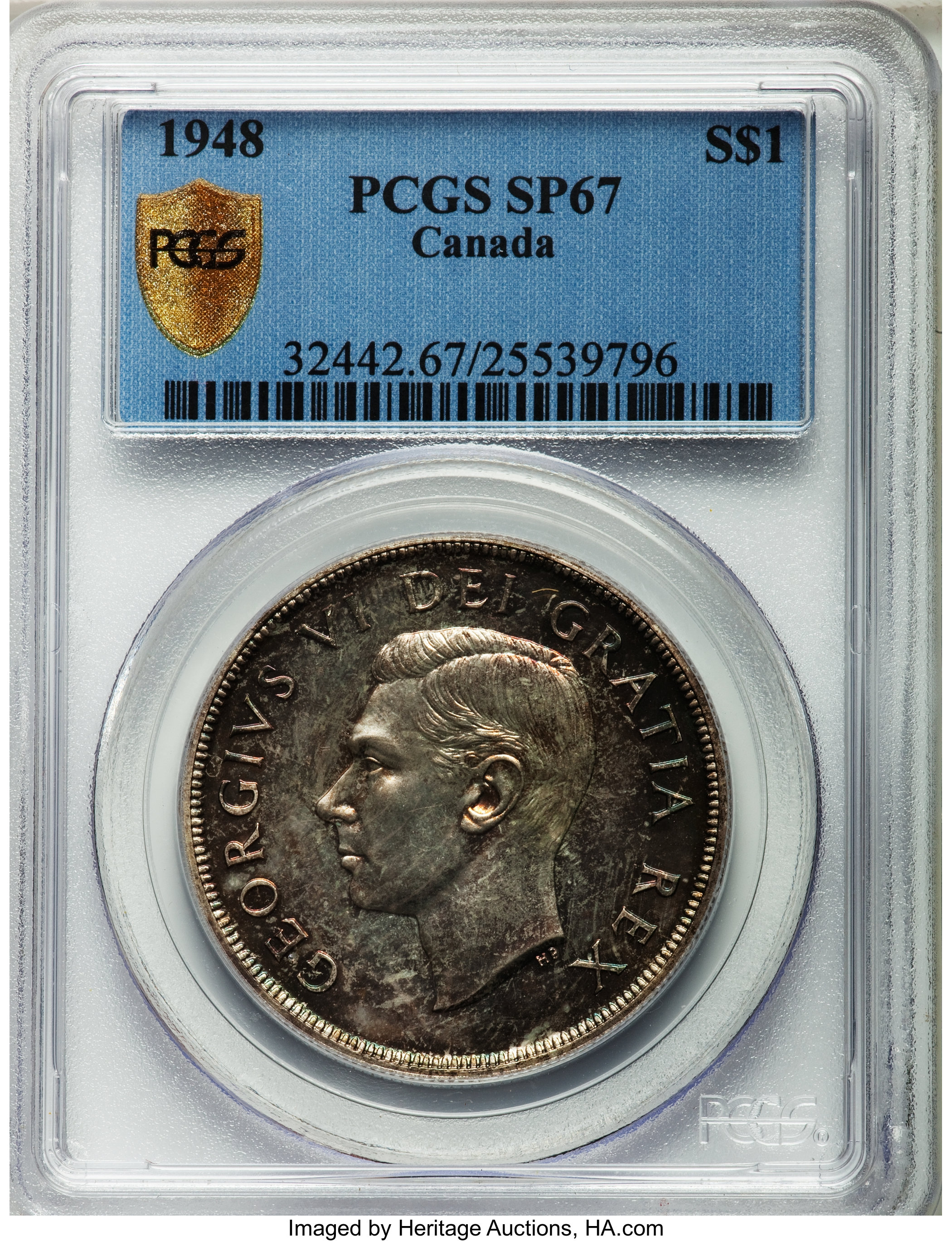 image for: George VI Specimen Dollar 1948