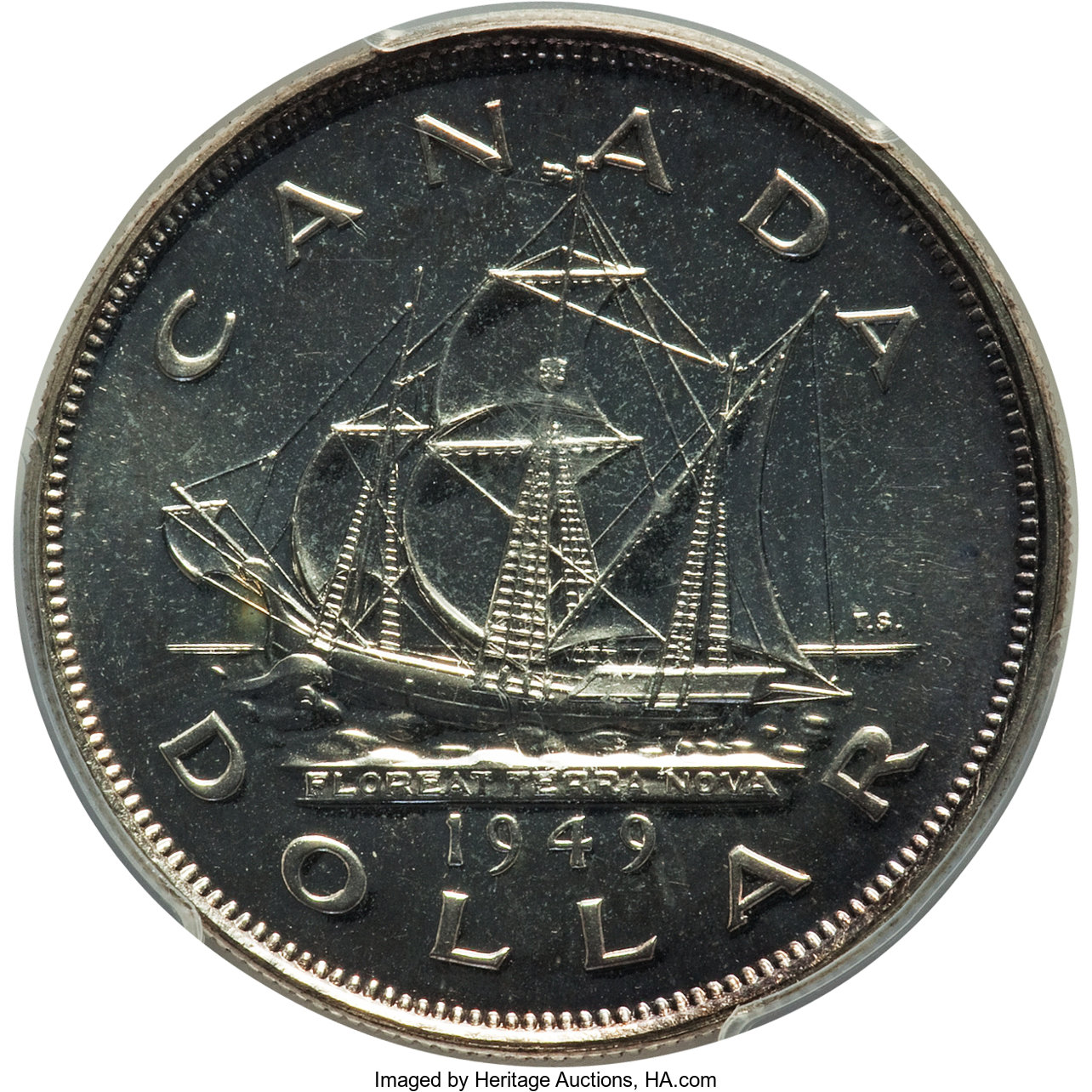 image for: George VI Specimen Dollar 1949 SP64 PCGS