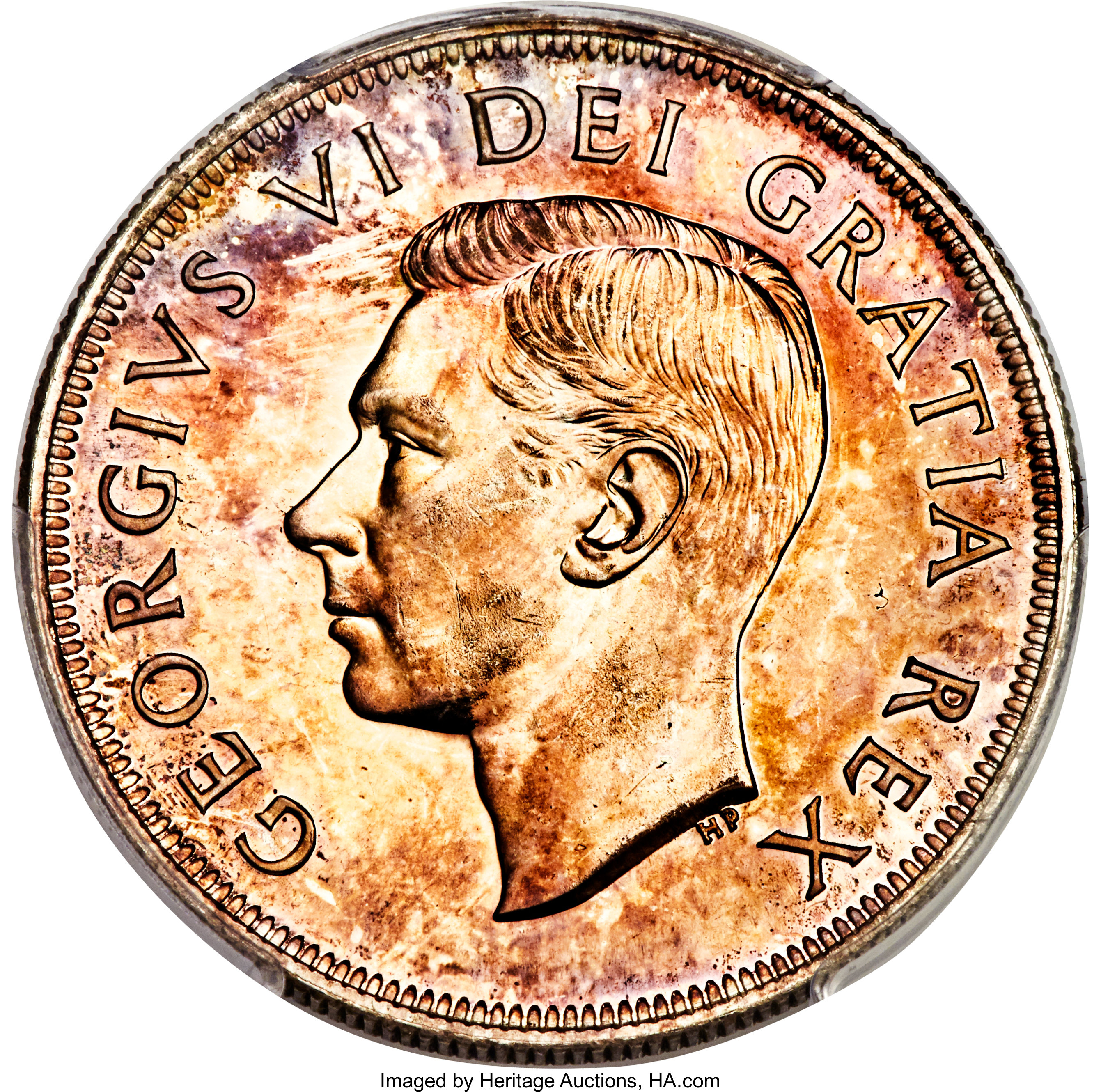 image for: George VI Specimen Dollar 1948 SP65 PCGS