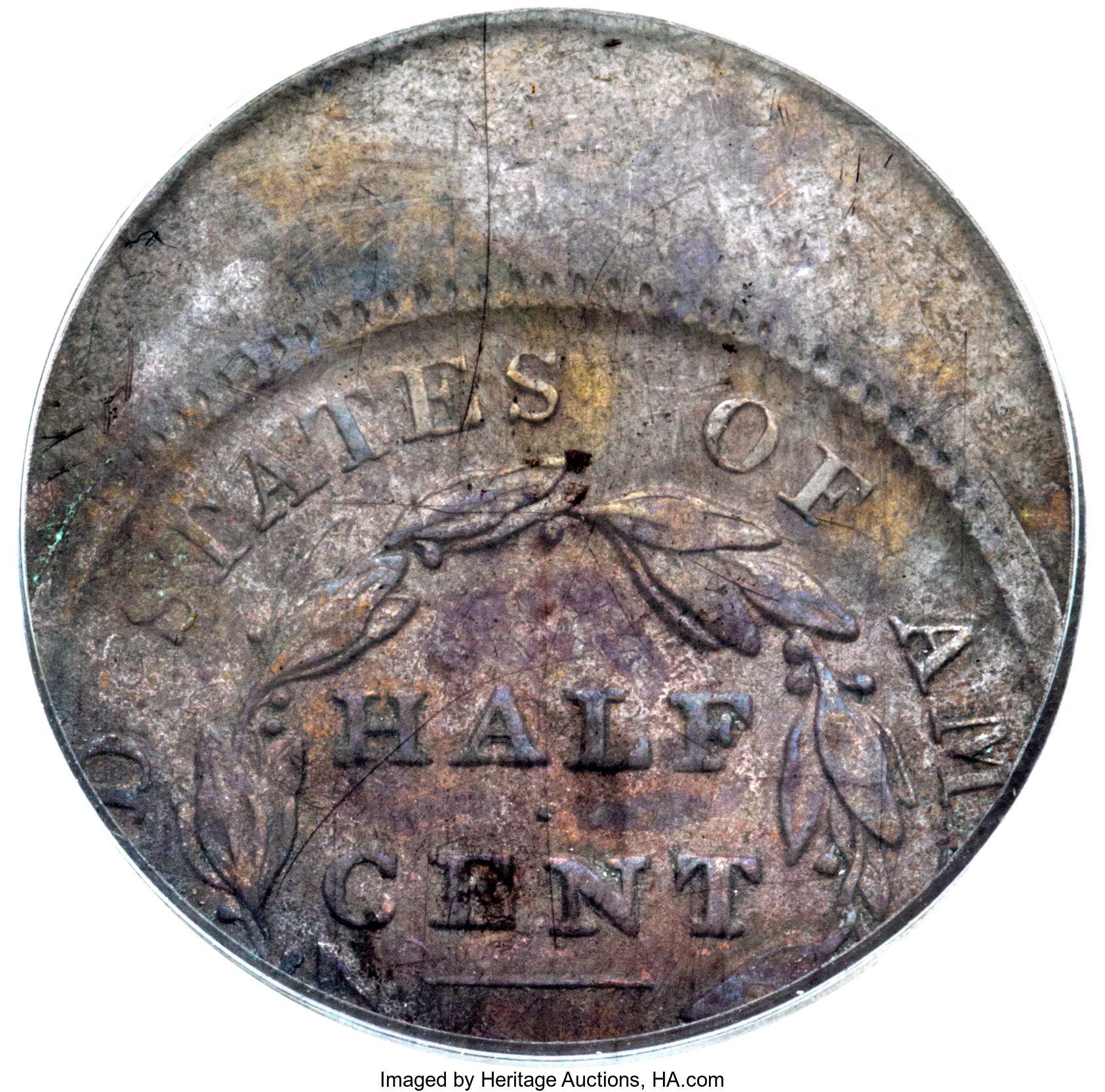 1825 1/2c C-2 MS BN VF35 BN thumbnail 7