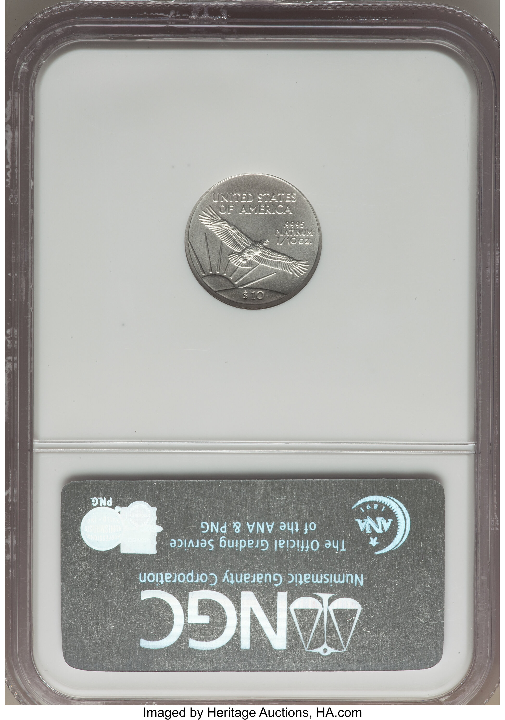 2005 P$100  Platinum Eagle MS70 thumbnail 21