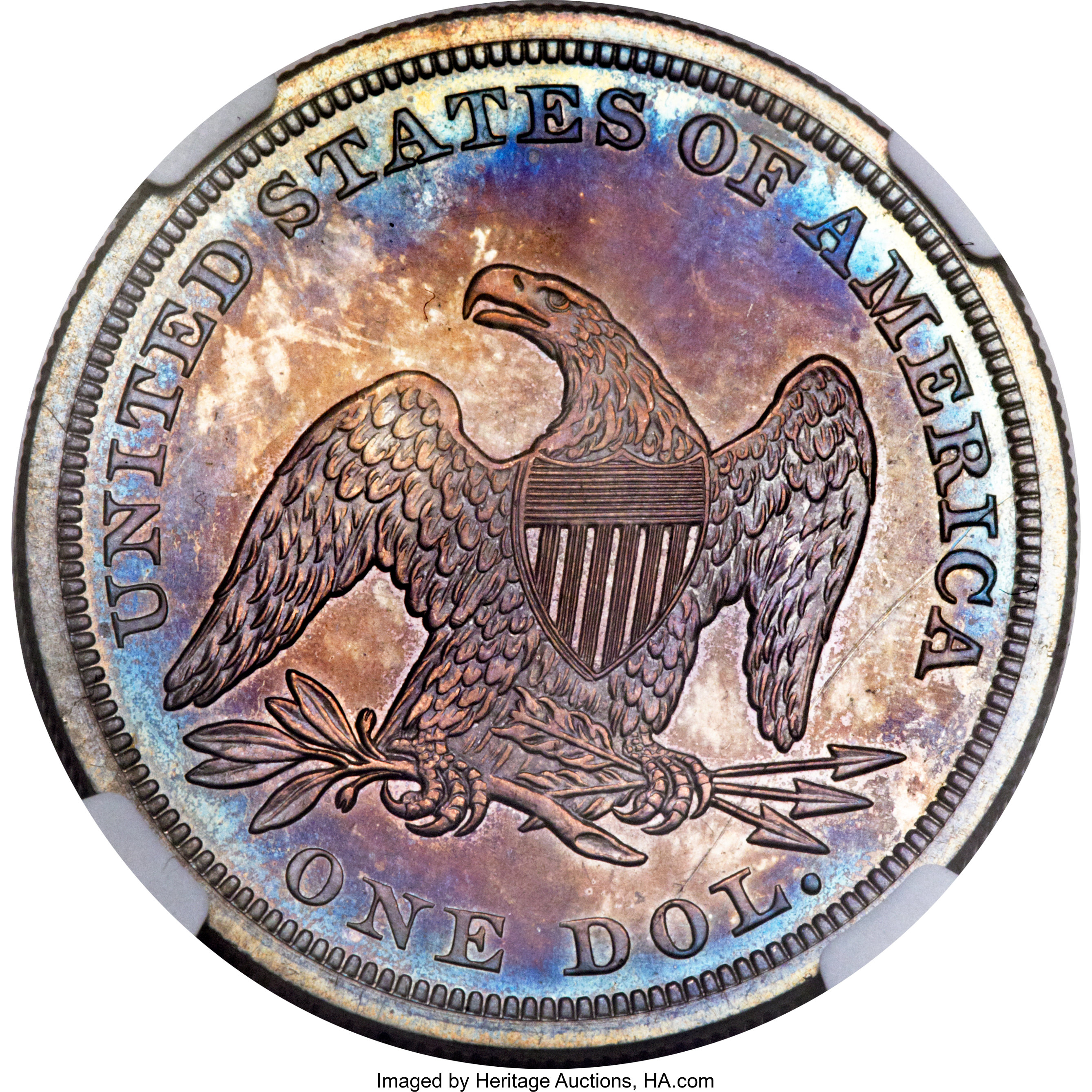 image for: 1852 $1 Restrike PR64  ★  NGC. CAC....