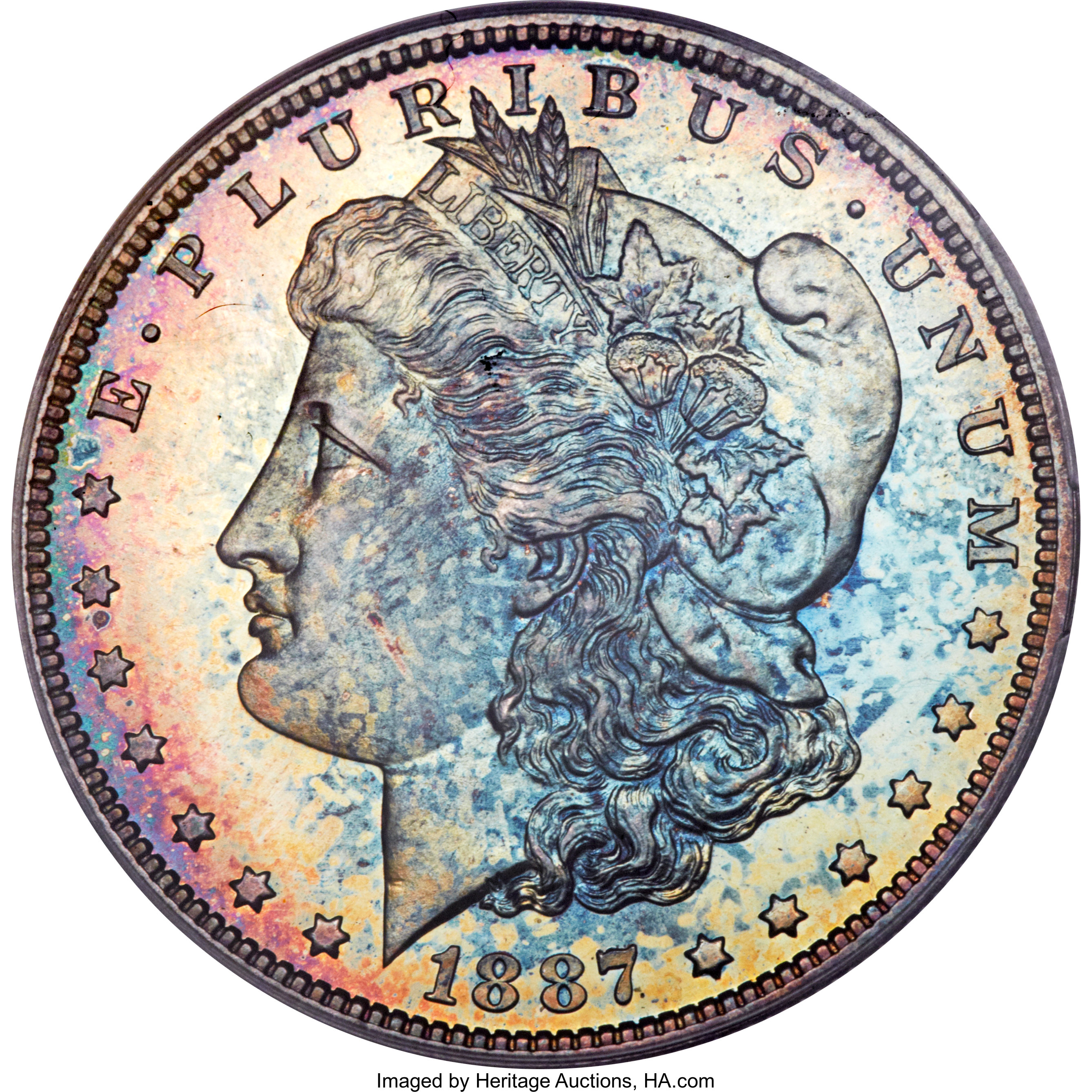 1887 $1 PR66 PCGS. CAC. ...