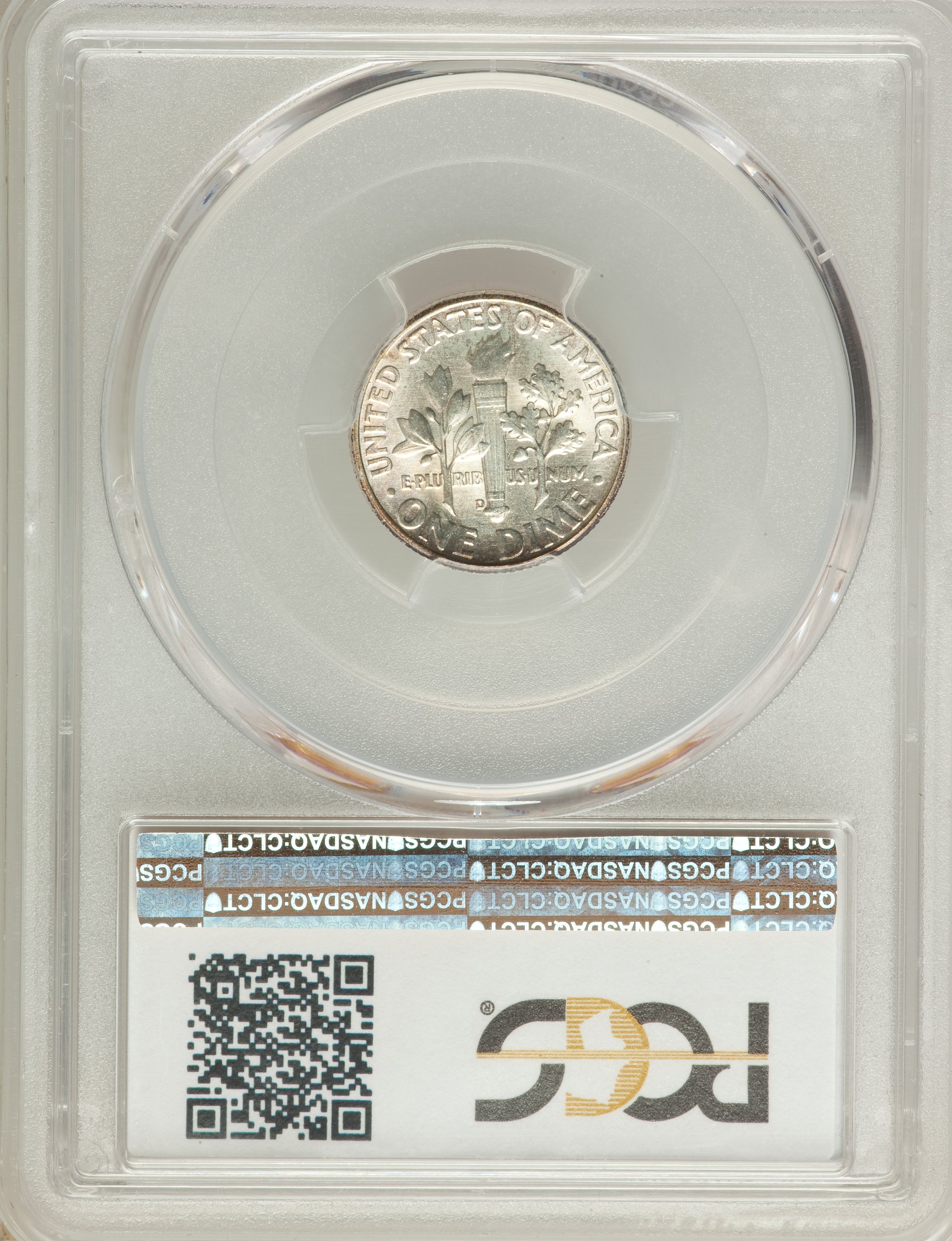 1950-D 10c MS FB MS66 FB CAC thumbnail 8