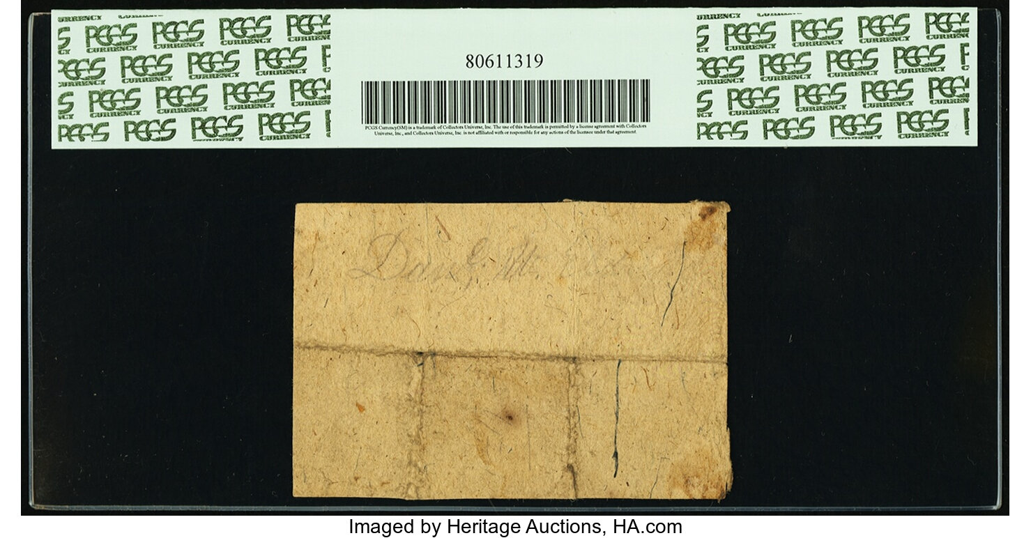 image for: Virginia October 7, 1776 $5 PCGS Apparent Very Fine 25....