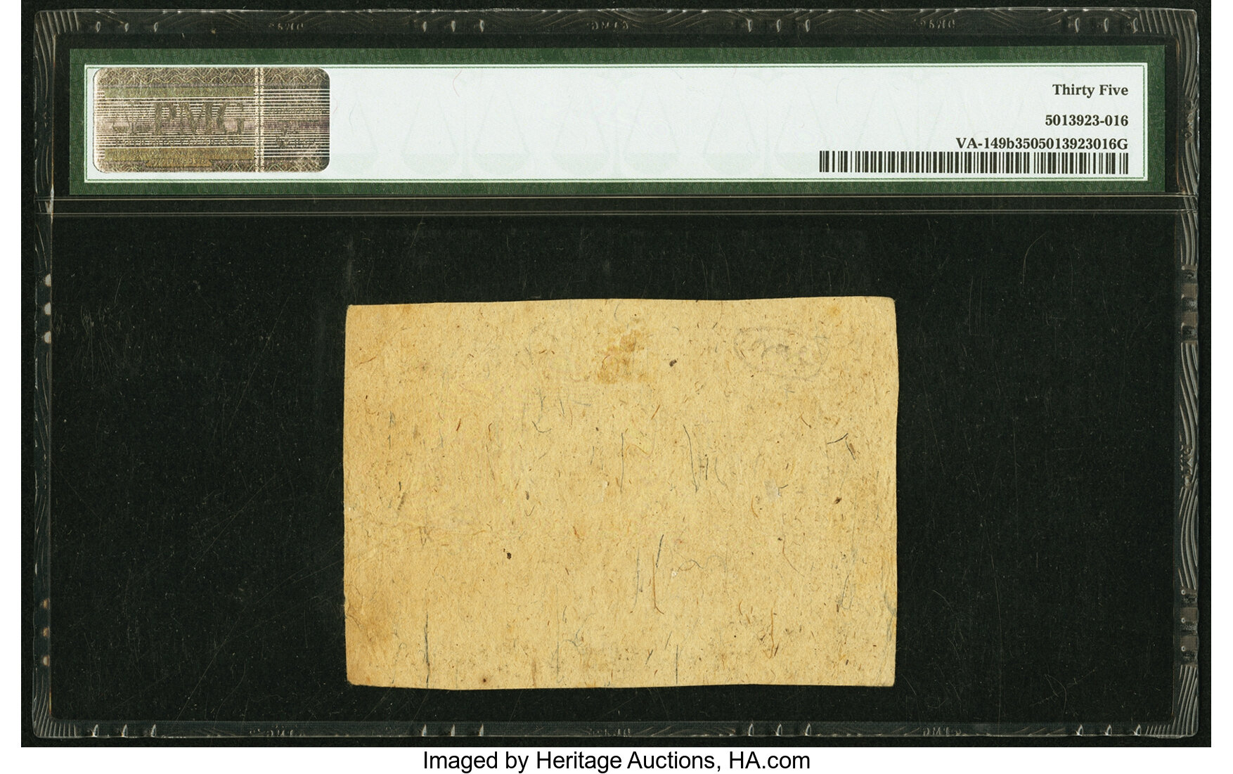 image for: Virginia May 4, 1778 (Dates Printed) $7 PMG Choice Very Fine 35....