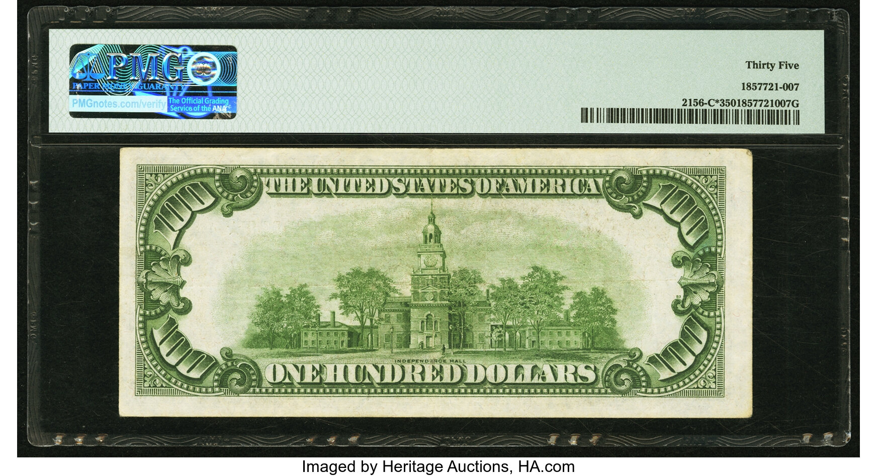 image for: Fr. 2156-C* $100 1934D Federal Reserve Note. PMG Choice Very Fine 35....