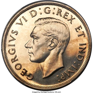image for: George VI Specimen Dollar 1938 SP63+ PCGS