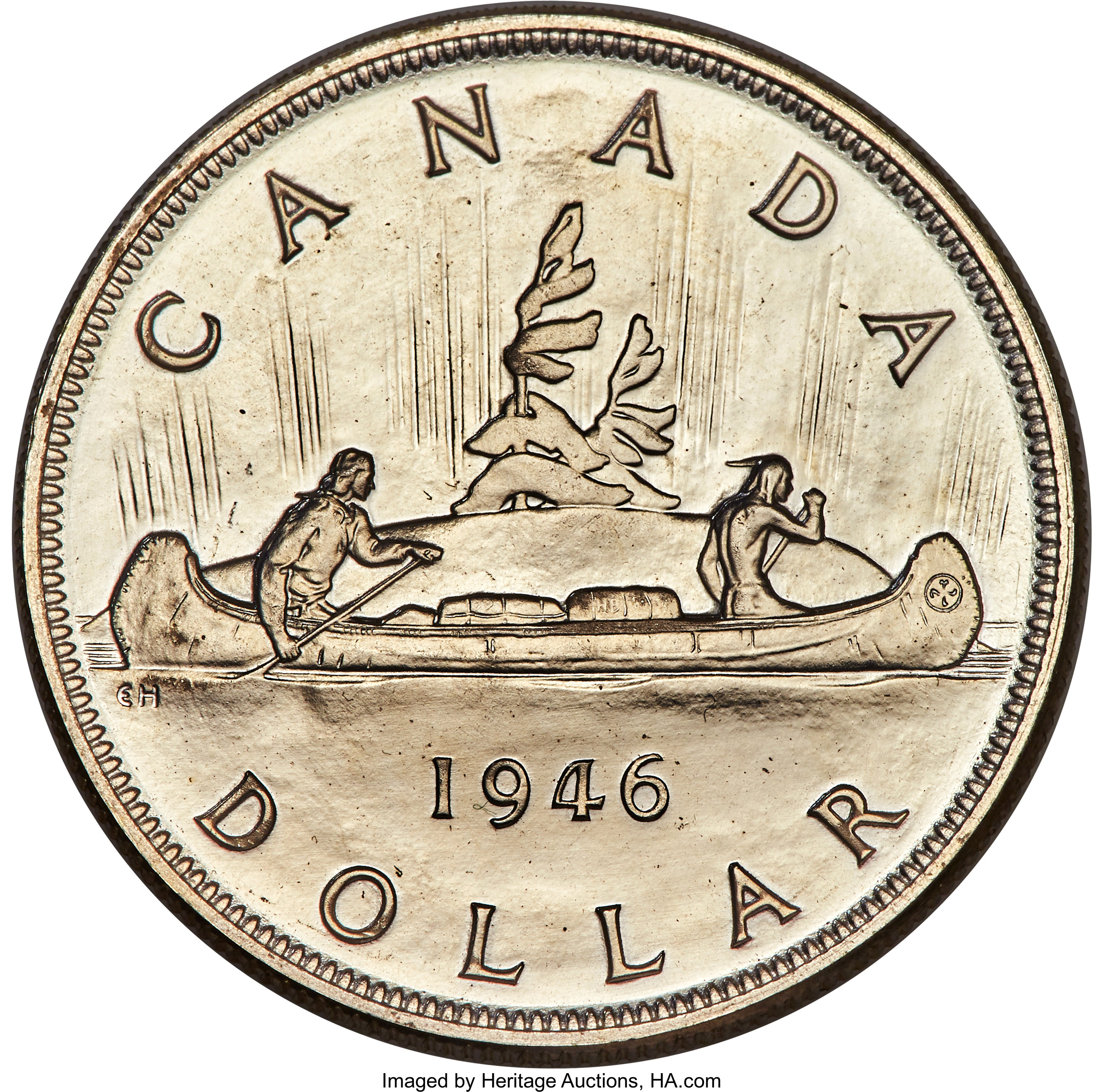 image for: George VI Specimen Dollar 1946 SP64 PCGS