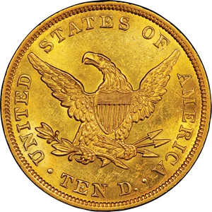 image for: 1838 Liberty Eagle. Mint State-63 (PCGS).