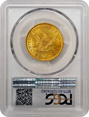 image for: 1838 Liberty Eagle. Mint State-63 (PCGS).
