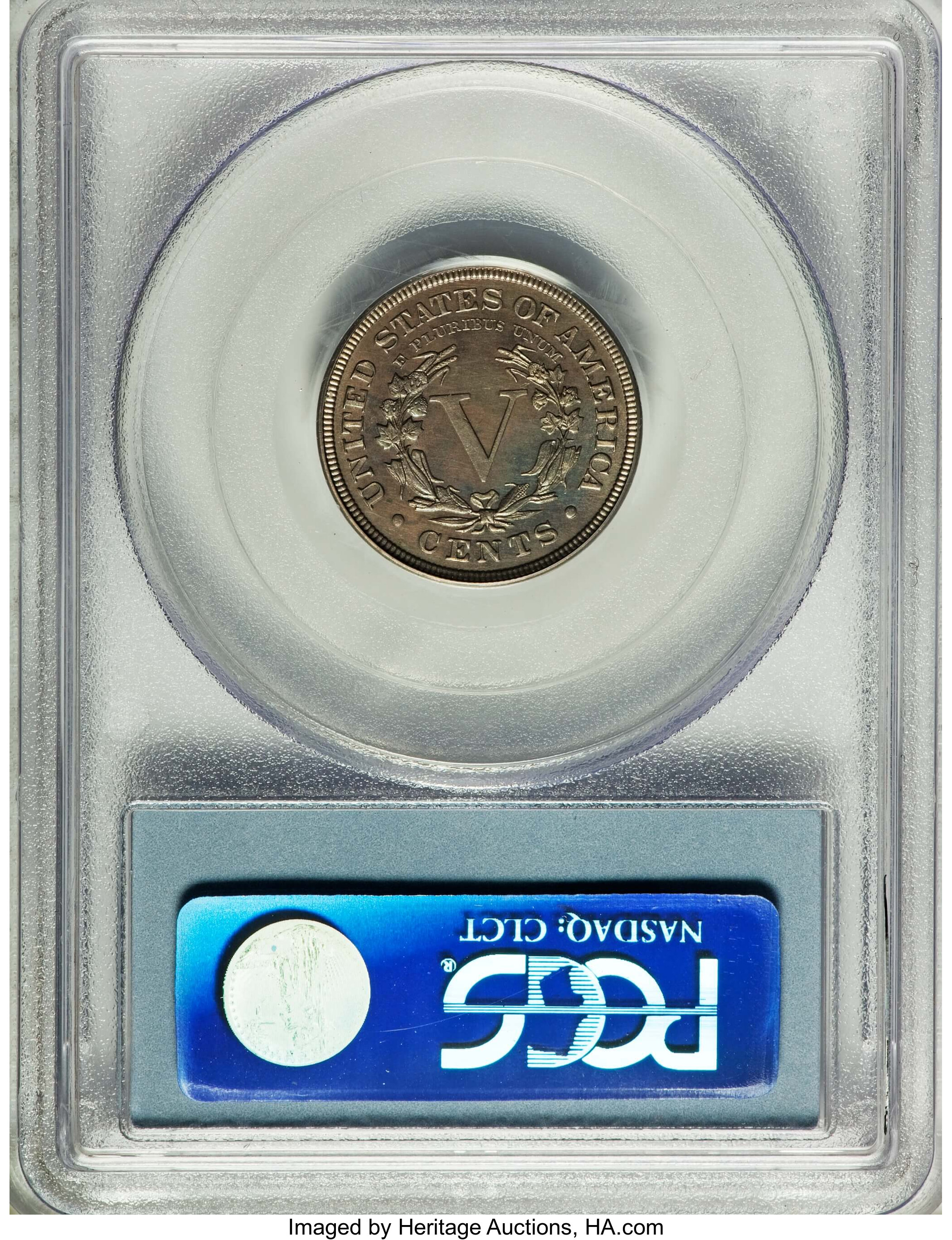 1883 5c Cents PR62 thumbnail 6