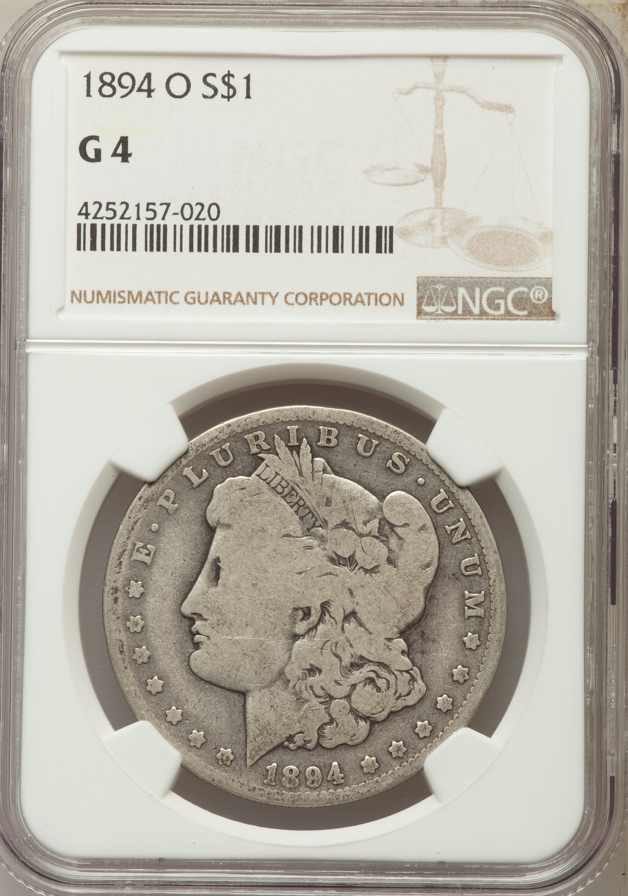 Image for 1894-O $1 G4