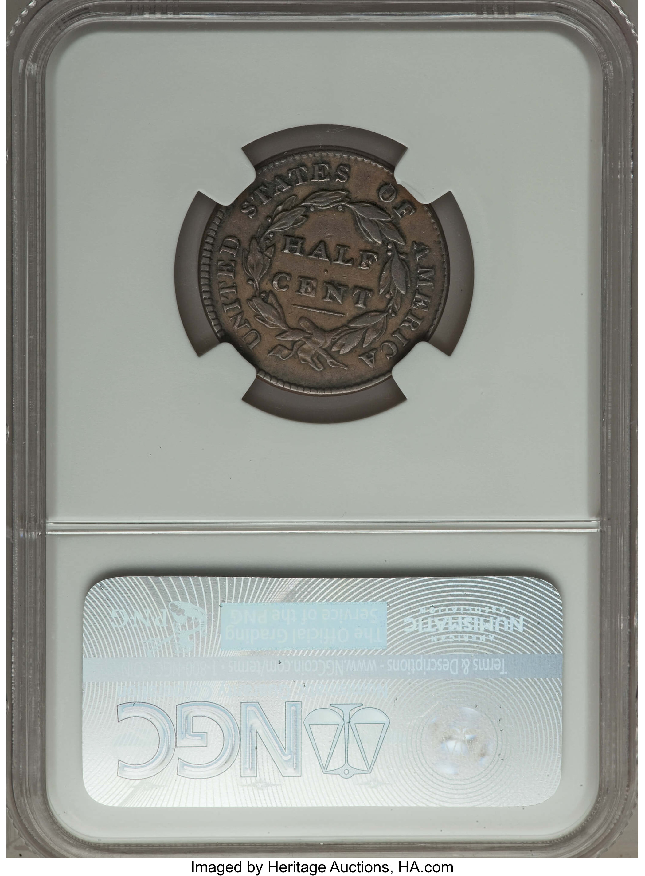1825 1/2c C-1 MS BN VG10 BN thumbnail 14