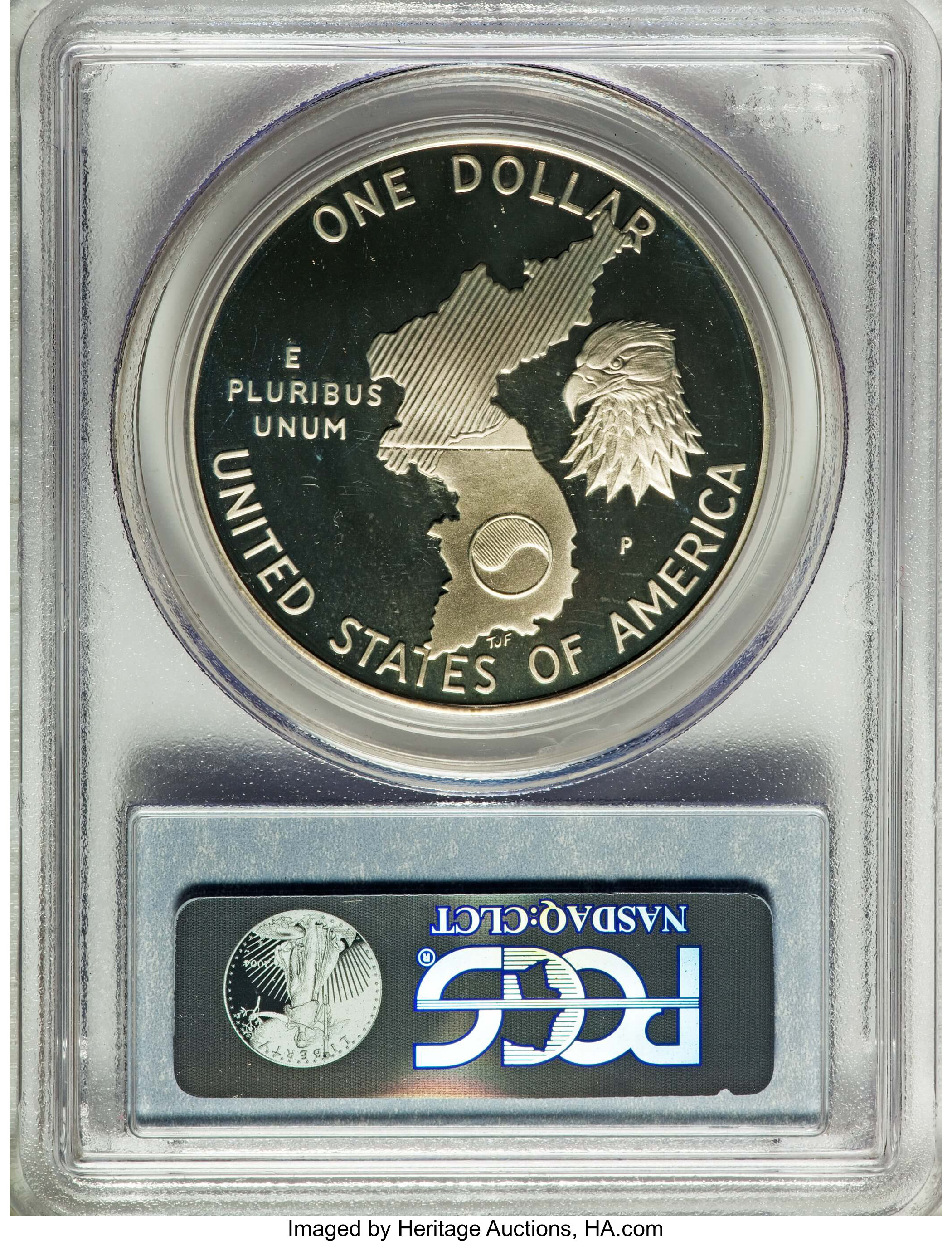 1991-P S$1 Korean War Memorial PR DCAM OGP thumbnail 15