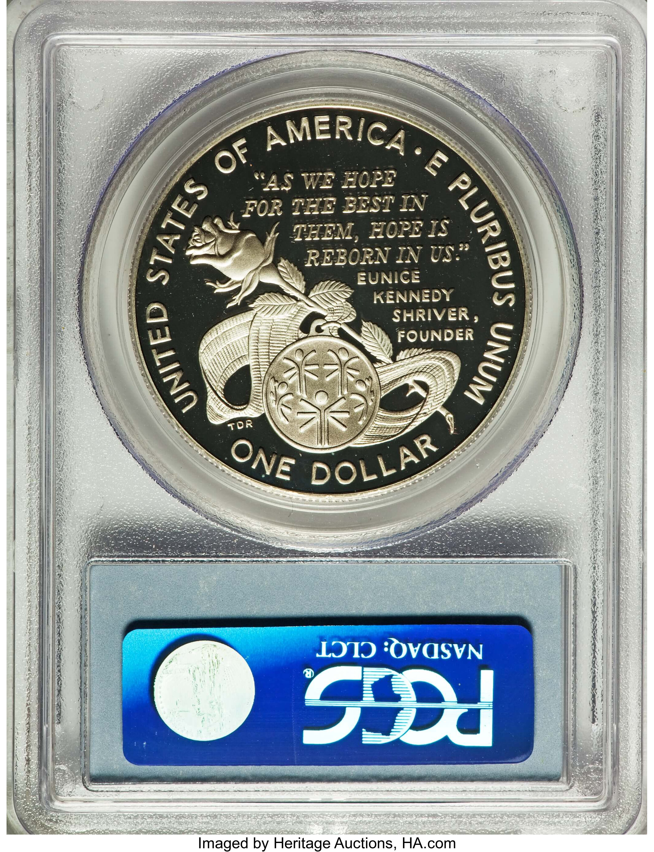 1995-P S$1 Special Olympics World Games PR DCAM PR70 DCAM CAC thumbnail 14