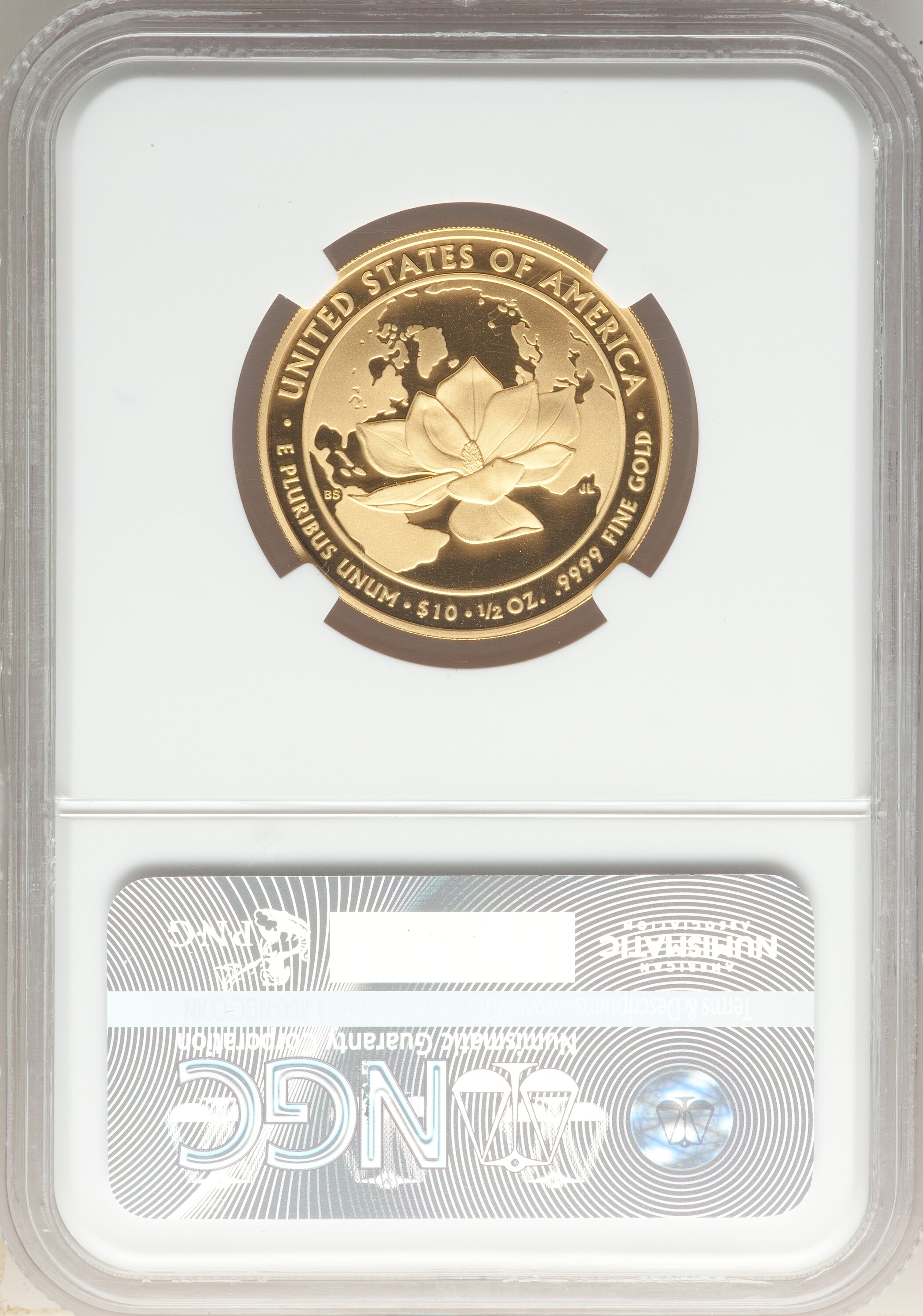 image for: 2015-W $10 Jacqueline Kennedy Half-Ounce Gold Ten Dollar, Early Releases PR70 Ultra Cameo NGC. NGC Census: (0). PCGS Popula...