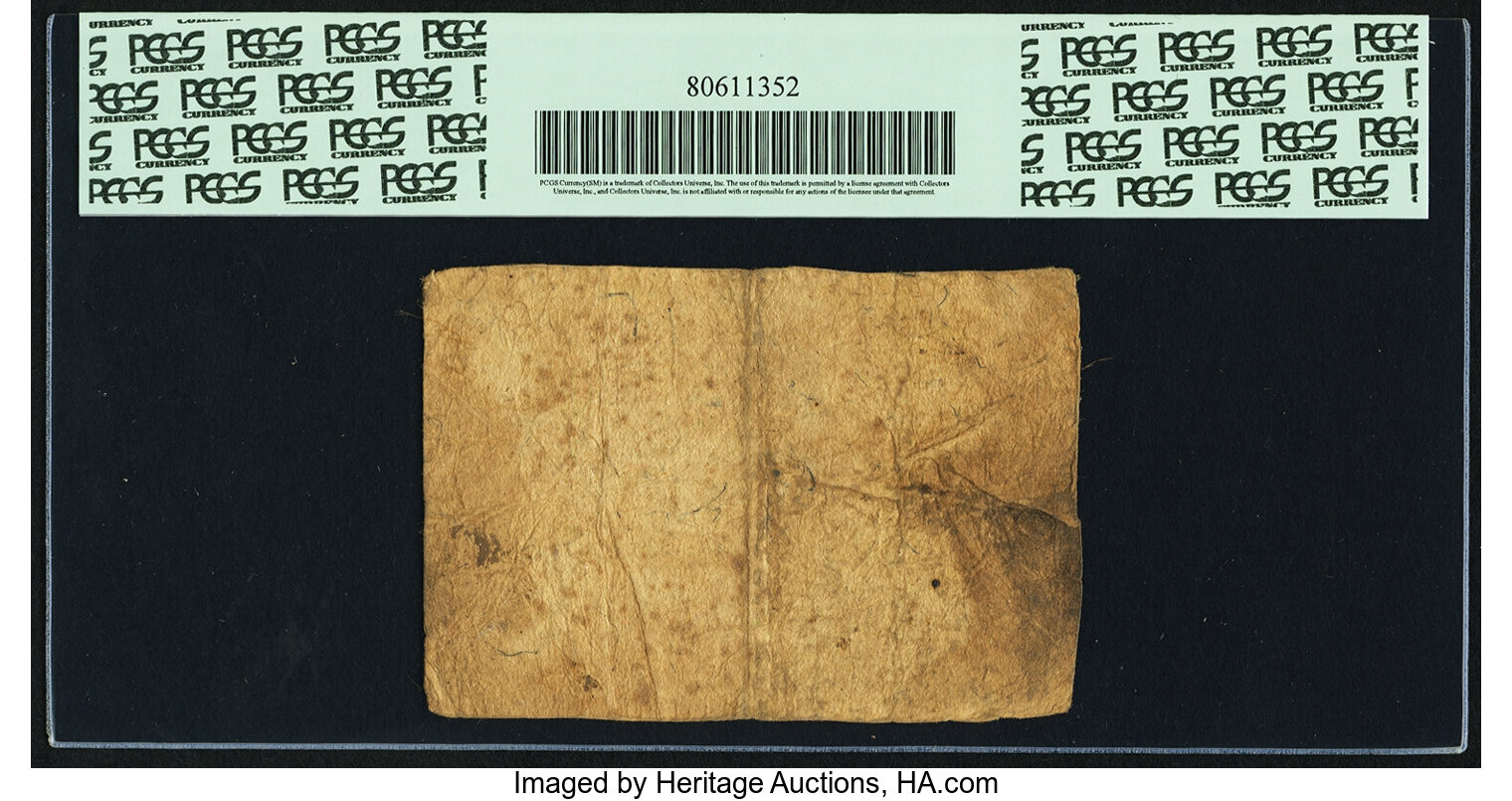 image for: Virginia May 4, 1778 Printed Date $7 Thick Paper Fr. VA-149b. PCGS Fine 15....