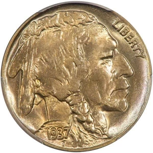 image for: 5C 1937-D 3 LEGGED PCGS MS66