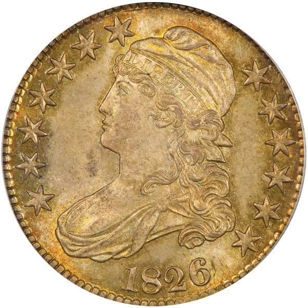 1826 Capped Bust Half Dollar Coin Pricing Guide | The Greysheet