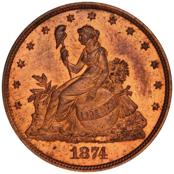 1874 P20c Copper, J-1355 PR RB