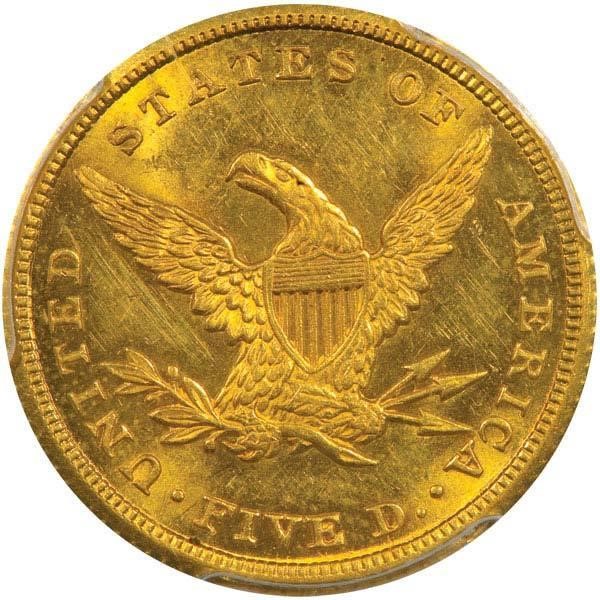 image for: $5 1841  PCGS MS63