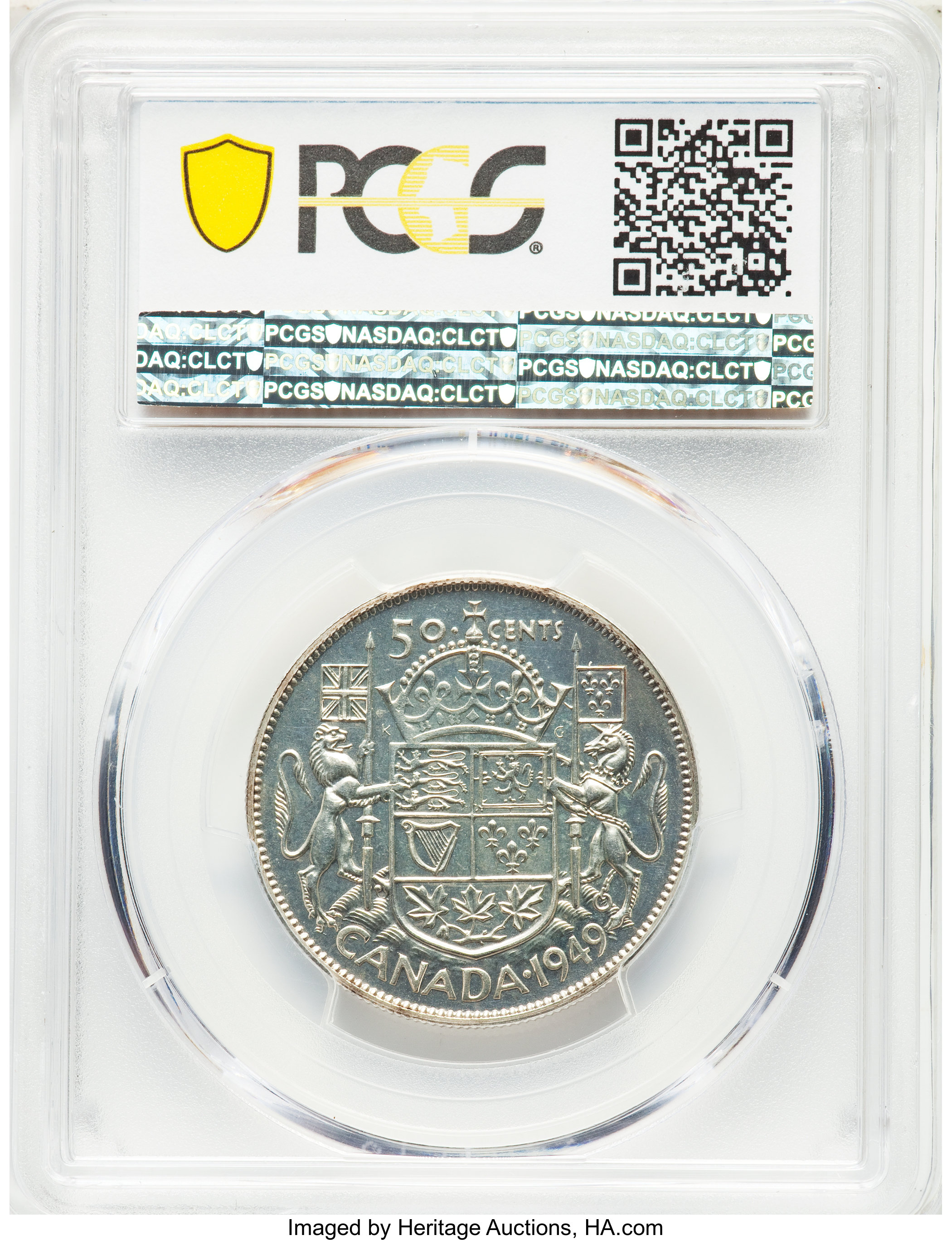 image for: George VI Specimen 50 Cents 1949 SP61 PCGS