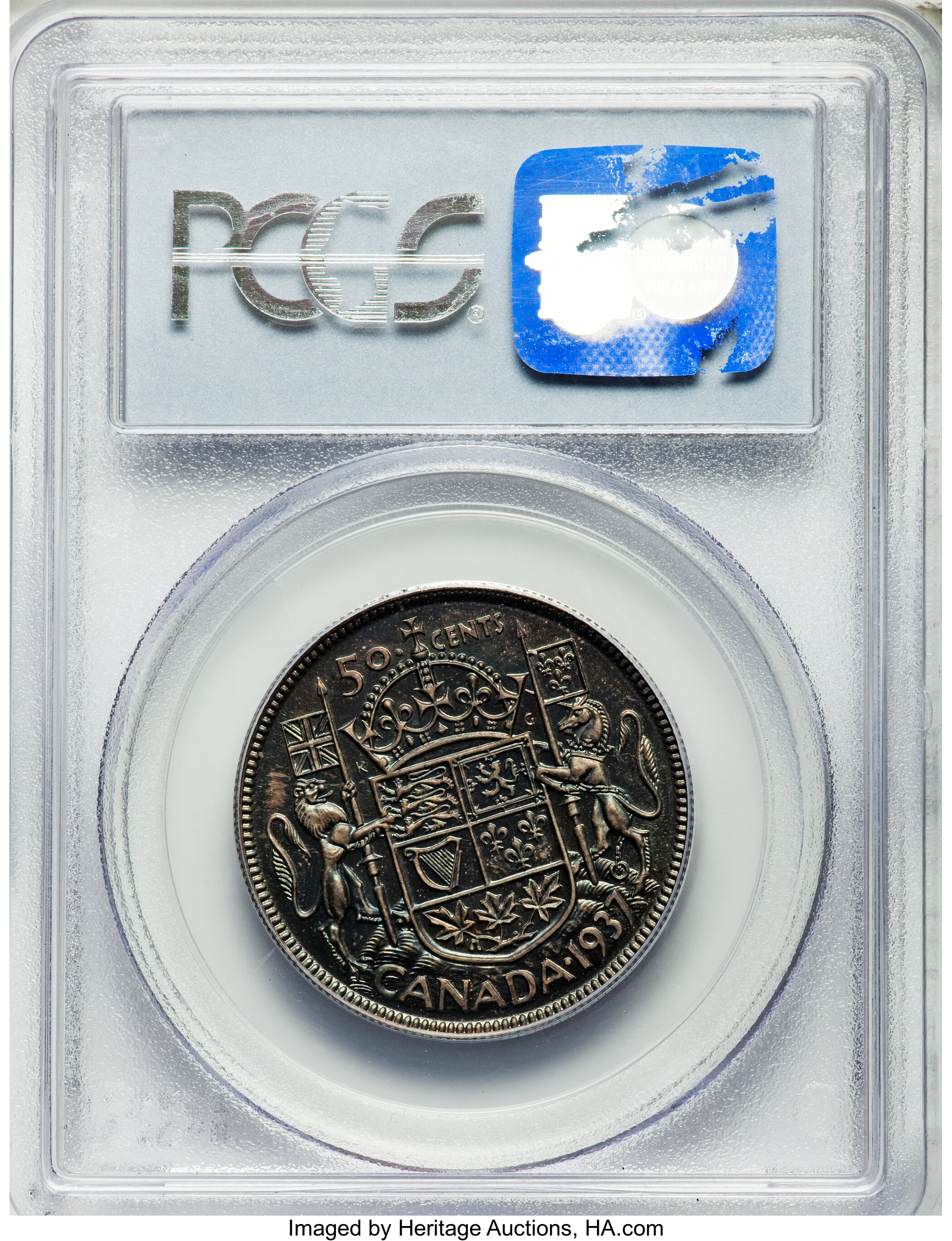 image for: George VI Specimen 50 Cents 1937 Mirror SP65 PCGS