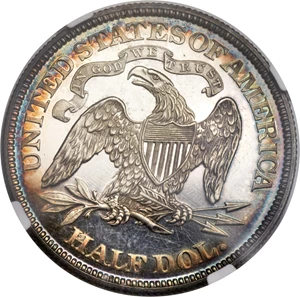 image for: 1871 50C PR64 Ultra Cameo NGC....