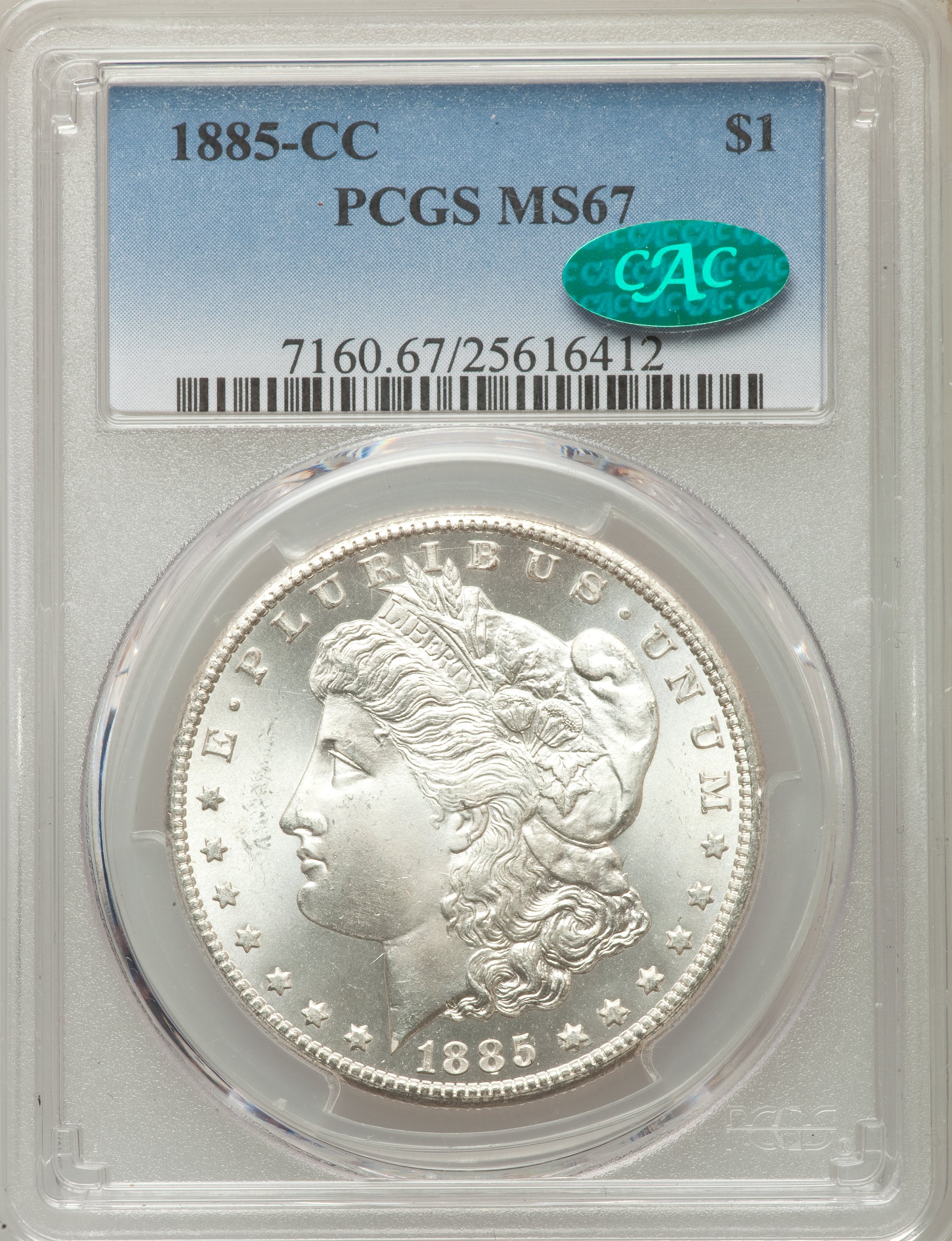 1885-CC $1  Doubled Dash, VAM-4 MS67 CAC thumbnail 4