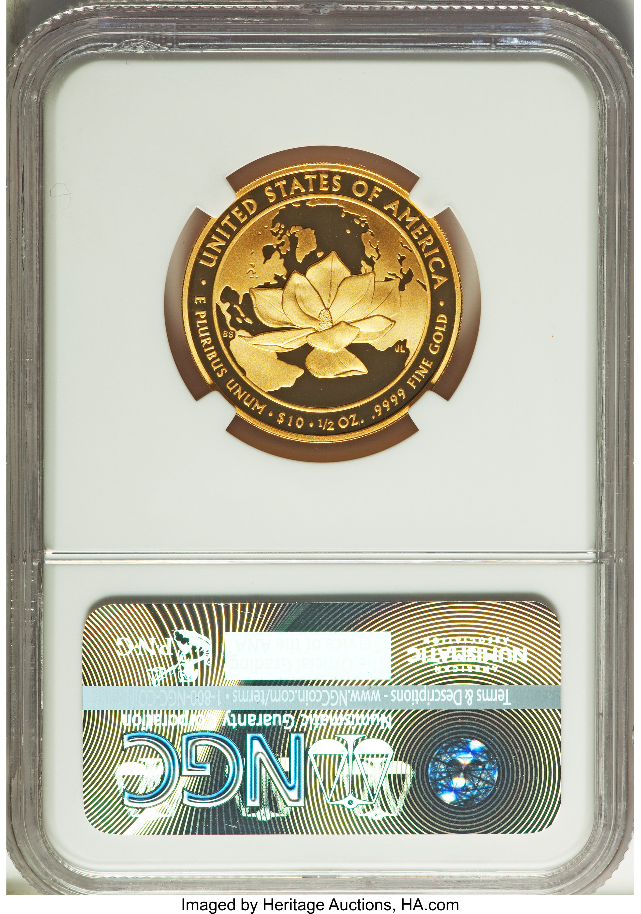 image for: 2015-W $10 Jacqueline Kennedy Half-Ounce Gold Ten Dollar PR70 Ultra Cameo NGC. Ex: First Spouse Series. NGC Census: (0). PC...