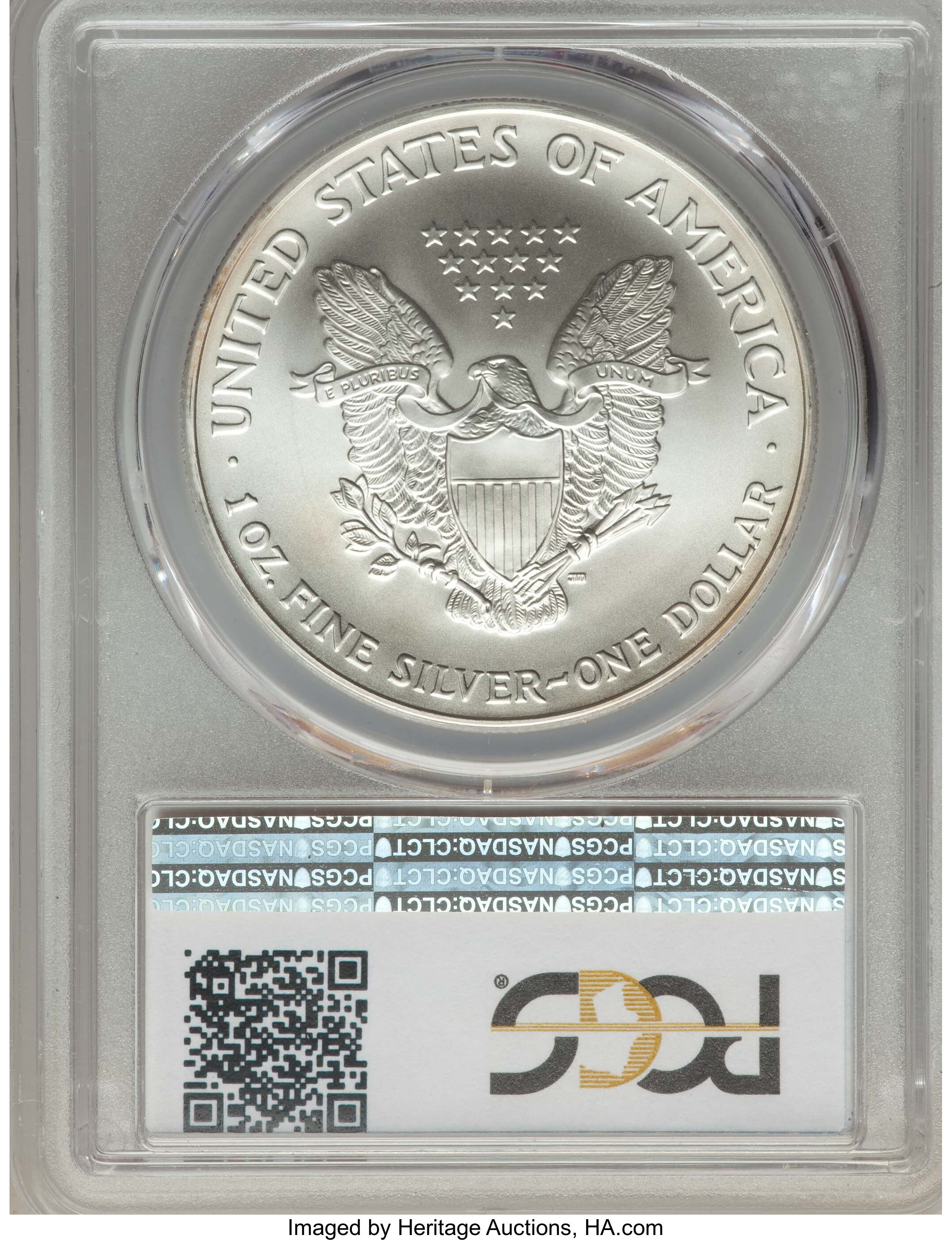 2007 $1  Silver Eagle MS63 thumbnail 6