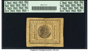 image for: Maryland December 7, 1775 $1/2 Fr. MD-82. PCGS Very Fine 20PPQ....