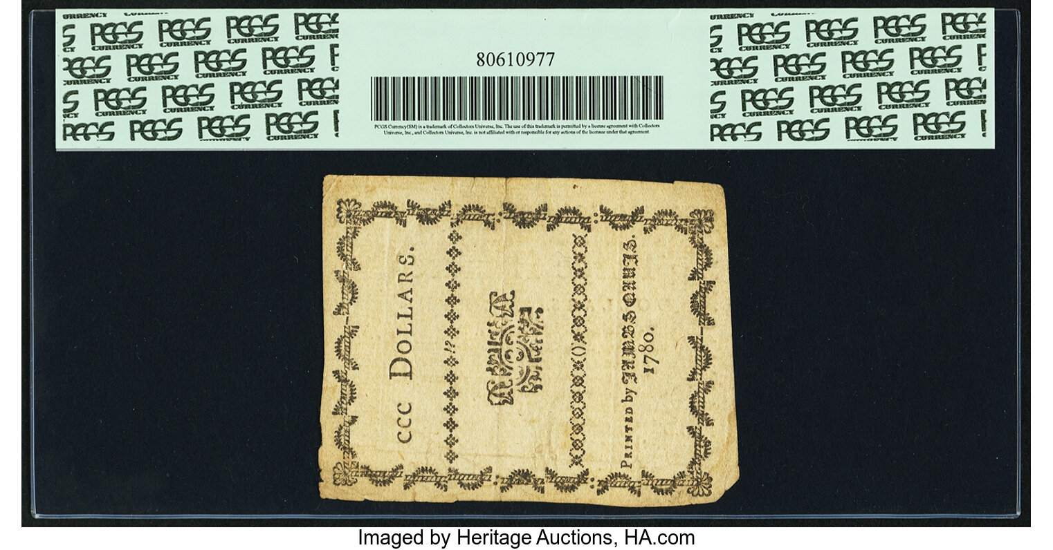 image for: North Carolina May 10, 1780 $300 Fr. NC-196. PCGS Very Fine 35....
