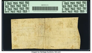 image for: Virginia September 1, 1775 5 Pounds Fr. VA-84. PCGS Very Fine 25 Apparent....