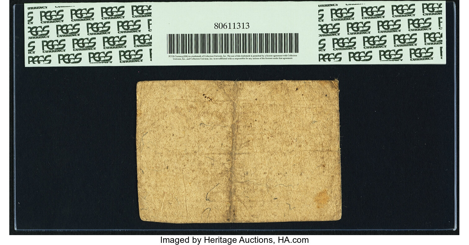 image for: Virginia May 6, 1776 $5 Fr. VA-98. PCGS Very Fine 25....