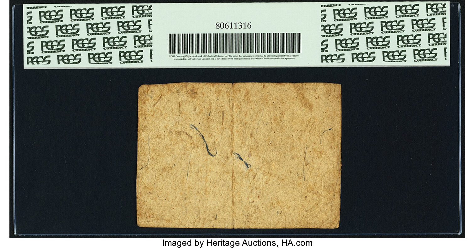 image for: Virginia October 7, 1776 $1 Fr. VA-105. PCGS Very Fine 25....