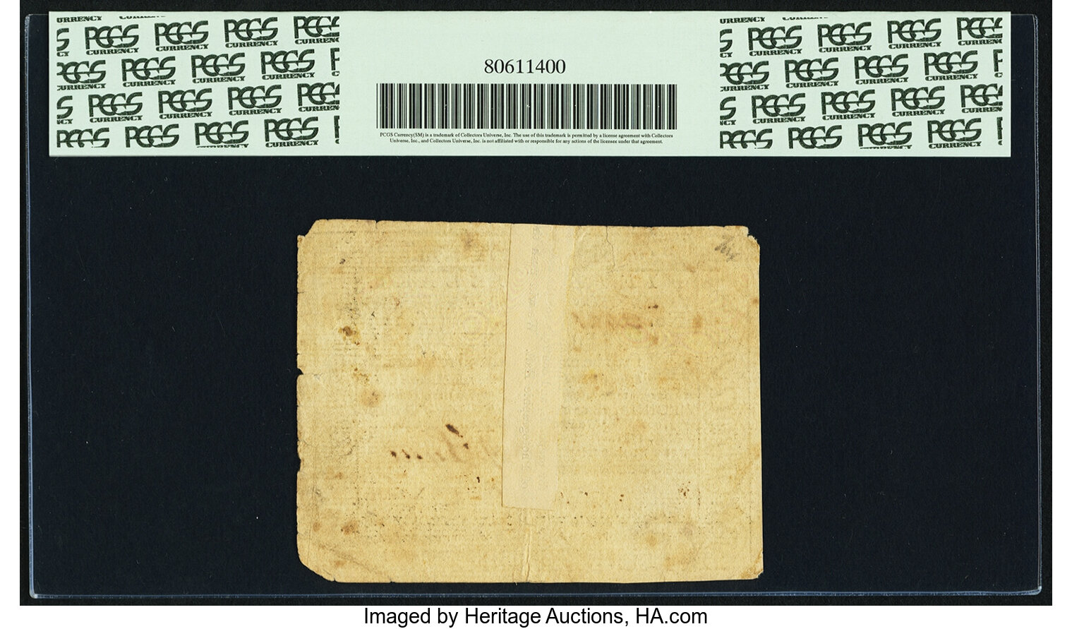 image for: Virginia May 7, 1781 $50 Fr. VA-216. PCGS Very Fine 35 Apparent....