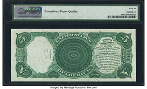 image for: Fr. 80 $5 1880 Legal Tender PMG Gem Uncirculated 66 EPQ....