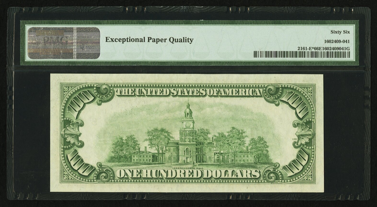 image for: Fr. 2161-E* $100 1950D Federal Reserve Note. PMG Gem Uncirculated 66 EPQ....